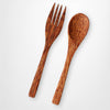 The Duo set | Wooden Coconut Spoon + Fork